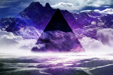 Abstract, Mountains, Smoke, Purple, Mist, Geometry, December ...