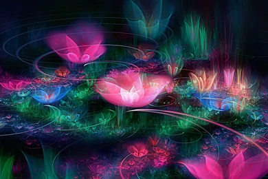 Download Wallpapers 2560x1440 Lowers, Purple, Smoke, Lines Mac iMac ...