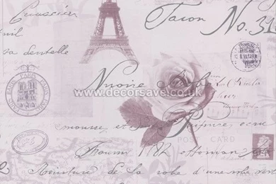 Holden Decor K2 Calligraphy Wallpapers 97751. Paris French Heather ...