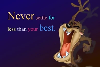 Image Detail For   Never Settle For Less Than Your Best   Quotes ...