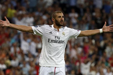 Karim Benzema Celebration   Wallpaper.