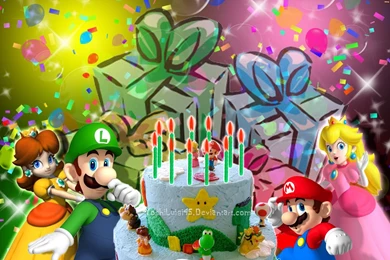 Birthday Backgrounds Request 5 By YoshiLuigi45 On DeviantArt