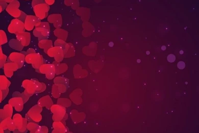 Bokeh Valentines Day Backgrounds In Purple Tones Vector