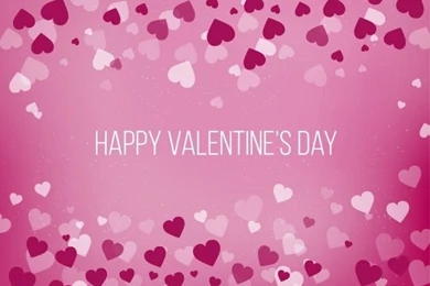 Valentine's Day Backgrounds With Hearts Vector