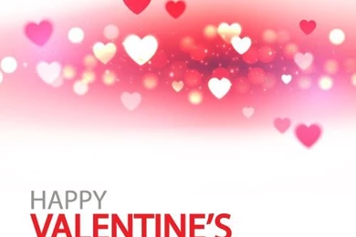 Blurs Valentines Day Backgrounds With Heart Vector   Vector ...