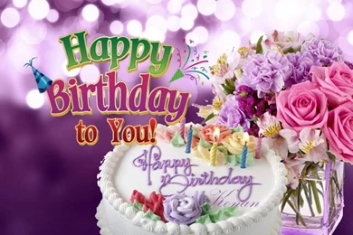 Download Free Happy Birthday Wallpapers With Wishes   The Quotes Land