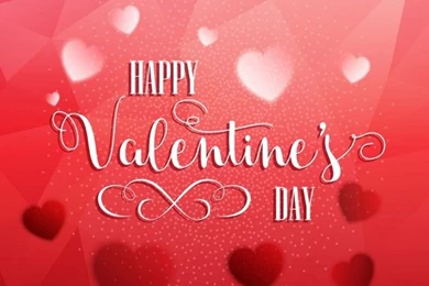 Decorative Valentines Day Backgrounds With Hearts Vector