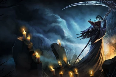 League Of Legends Dark Fantasy Art Reaper Wallpapers