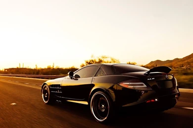 Download Black Mercedes Benz SLR Mclaren 722 Car Wallpapers Free By ...