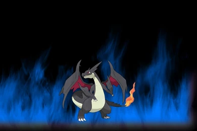 Mega Charizard Blue Fire Backgrounds By Skilarbabcock On DeviantArt