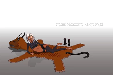 Ahsoka Pin up As Wallpapers By Fubori On DeviantArt