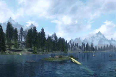 Made A Wallpapers For People With Dual monitors (3840x1080) : Skyrim