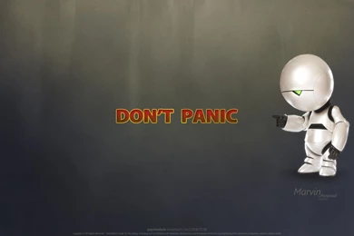 Don't Panic   Marvin By Psychoduck On DeviantArt