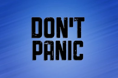 Don't Panic iPad Wallpapers   YourWallPaper