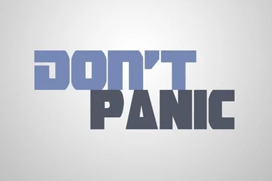 Dont Panic iPhone 5 Wallpapers (640x1136)