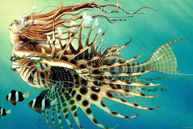 Lionfish Girl   (