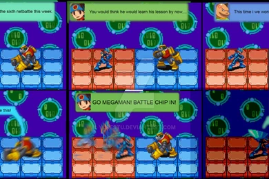 Megaman Battle Network Comic Test :D By Yurestu On DeviantArt