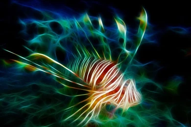 Fractal Lionfish By Coffeecookiecat On DeviantArt
