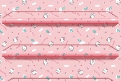 Pink Hello Kitty Wallies