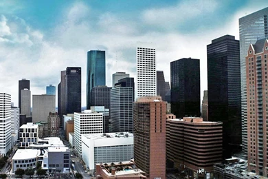 Houston Skyline Wallpaper.