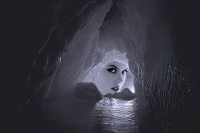 Free Desktop Wallpaper, Cave Face