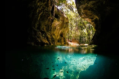 Cave Of The Crystal Sepulchre In Belize [1920x1080] : Wallpapers