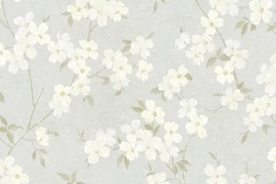 WW4450 Beige Book Dogwood Wallpapers By York