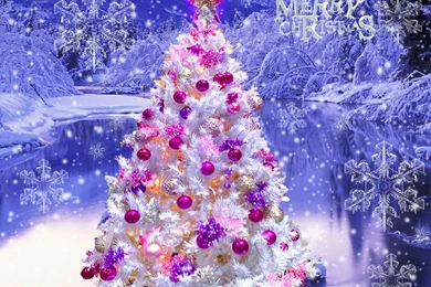 Pretty Christmas Tree Wallpapers
