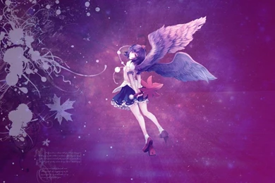 DeviantArt: More Like Anime Angel Desktop Wallpapers By LizzyWolfFire6