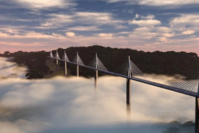 Millau Viaduct Wallpapers HD Of Longest Bridge In The World