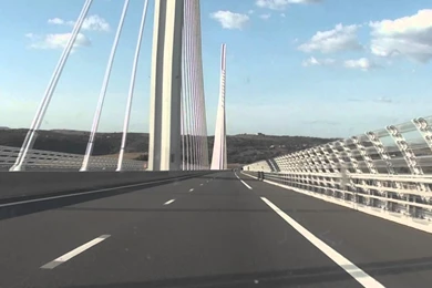 Riding Over The Millau Viaduct 2011   YouTube
