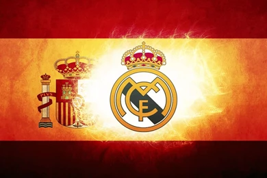 Spain Flag Real Madrid Logo Wallpapers