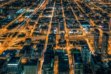 Metropolis At Night HD Desktop Wallpapers : Widescreen : Fullscreen ...
