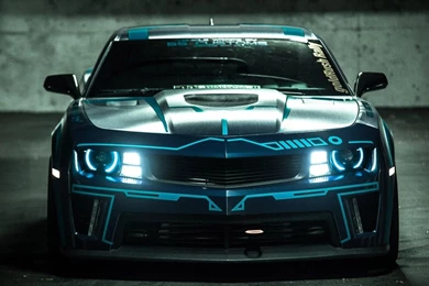 SS Customs TRON Chevrolet Camaro Free Desktop Wallpapers ~ Cars For ...