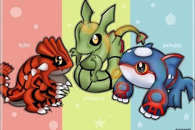 Pokemon Kyogre Rayquaza Wallpapers