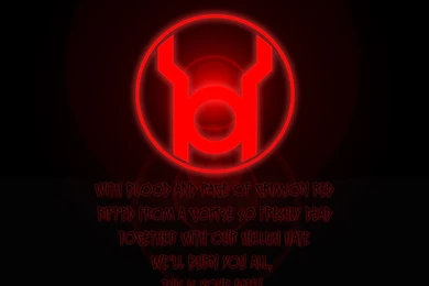 GL Desktop Red Lantern Oath By Saikat4ever On DeviantArt