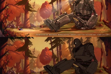 Paintover   The Iron Giant By SaTTaR On DeviantArt