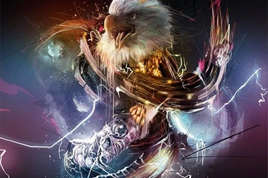 Gallery For   Cool Eagle Art