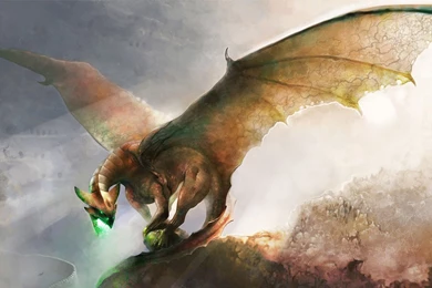 Wallpaper, Copper, Dragon, Wallpapershunt, Widescreen (