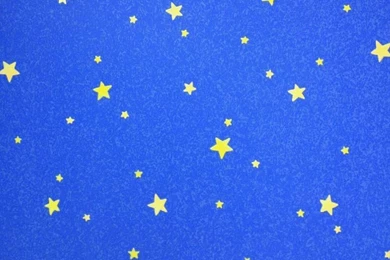 Blue Wallpapers With Yellow Stars (ebay)