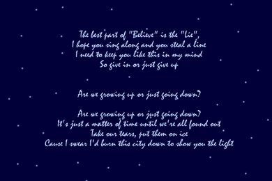 DeviantArt: More Like Fall Out Boy Lyric Wallpapers By Beverboy