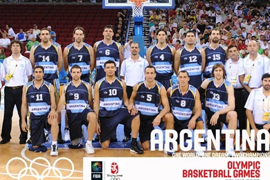 Argentina Basketball Olympic Team 2008 Wallpapers