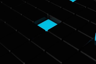 Black And Teal Cubes iPad Wallpapers Download