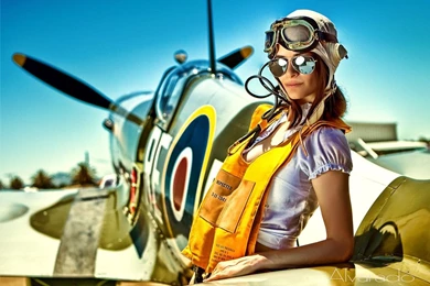 Spitfire Girl Computer Wallpapers, Desktop Backgrounds