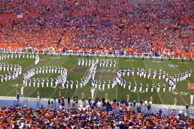 University Of Florida   UF Marching Band 9/13/14   Pre Game Part 4 ...