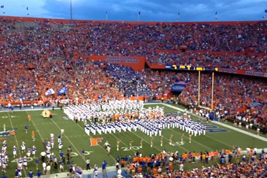 University Of Florida   UF Marching Band 9/13/14   Pre Game Part 5 ...