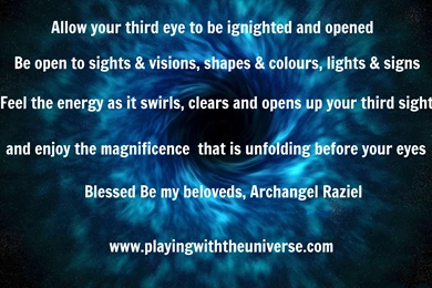 Opening Your Third Eye With Archangel Raziel