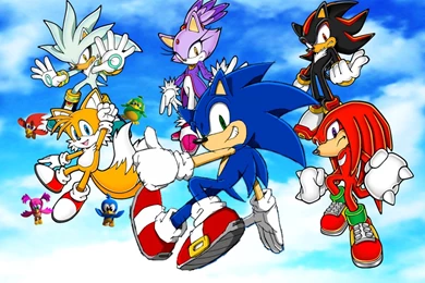 Sonic And His Friends And Rivals By 9029561 On DeviantArt