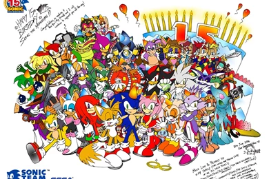 Sonic And Friends   Sonic The Hedgehog And His Friends Photo ...