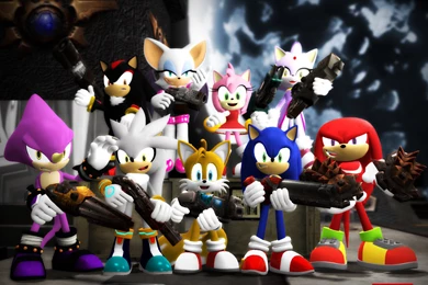 Sonic And His Pals In Quake 3 By MarineACU On DeviantArt